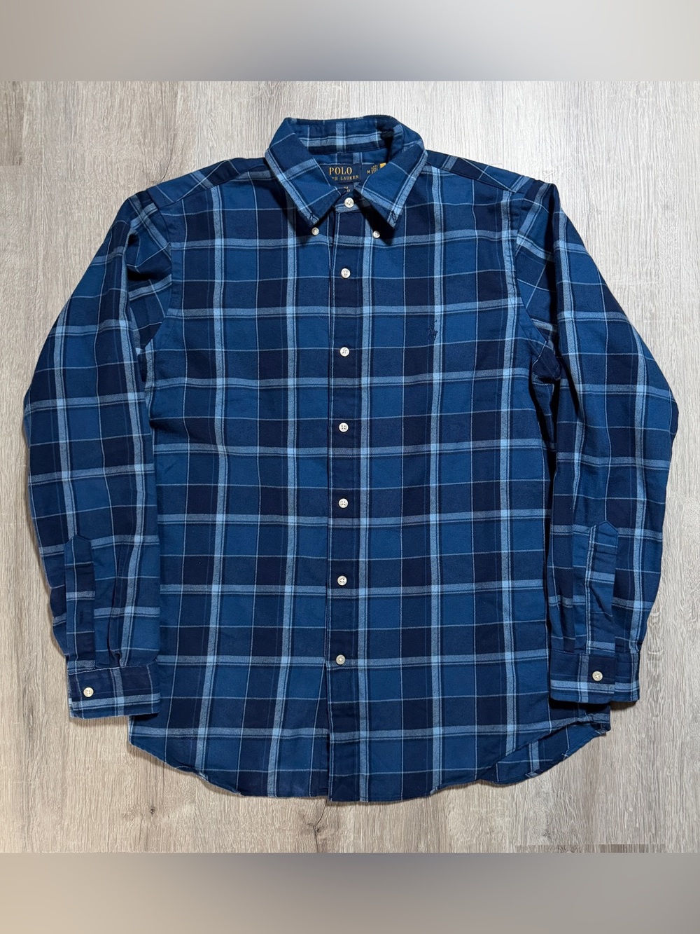 Polo Ralph Lauren Blue Plaid Button-Down Shirt